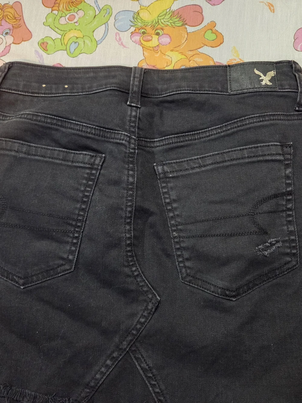 American Eagle Outfitters Black Stretch Denim Skirt - Picture 4 of 4
